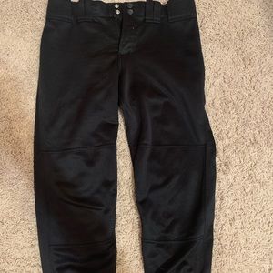 🥎mizuno black softball pants🥎